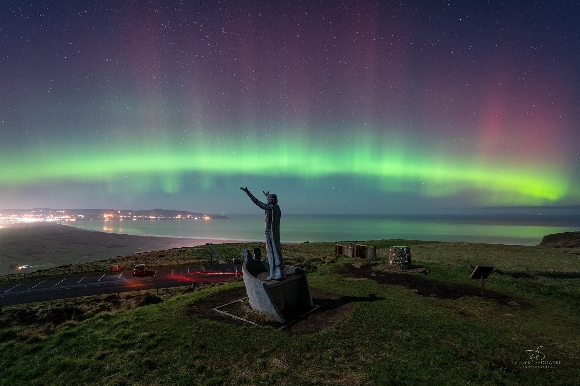 Gortmore Viewpoint with Manannán mac Lir